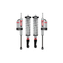 Camburg dual reservoir coilover shocks with heavy-duty springs, adjustable suspension components for off-road use.