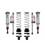 Eibach Stage 2R 2-4 inch Lift Kit for 4Runner (10-24) with adjustable coilovers, rear reservoir shocks, and heavy-duty springs