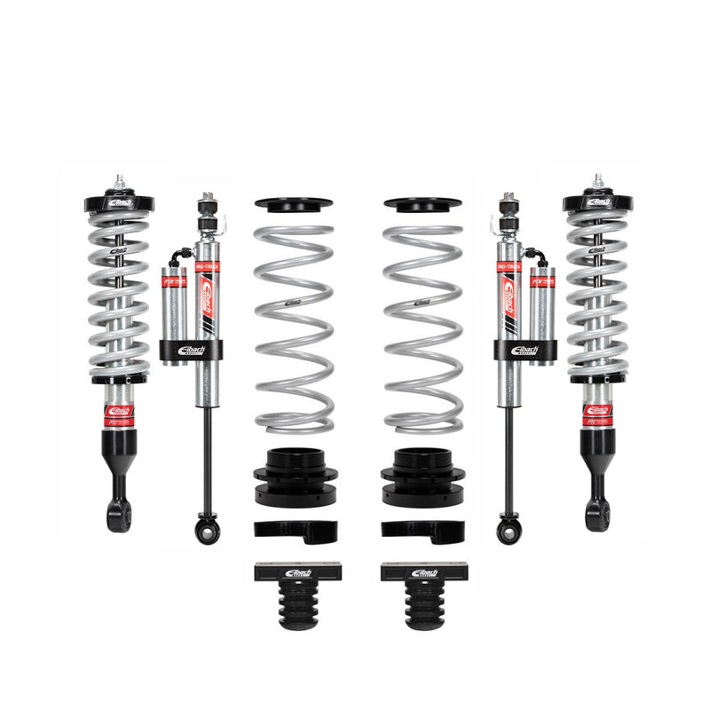 Eibach Stage 2R 2-4 inch Lift Kit for 4Runner (10-24) – Load Leveling System + Bump Stops (0-300lbs)