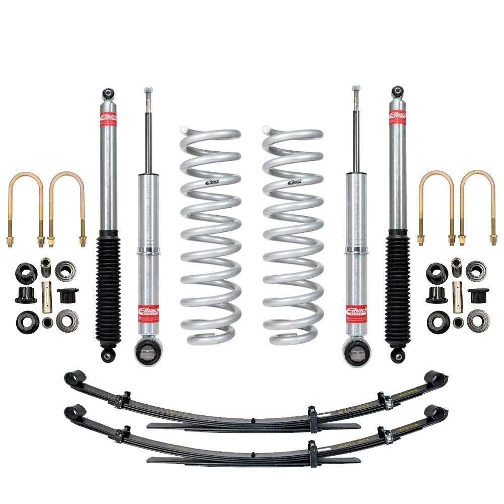 Eibach Stage 1 3 inch Lift Kit for F-150 SuperCrew and Tremor 4WD (21-ON) – Excl. CCD Electronic Suspension with adjustable lift springs and sport shocks