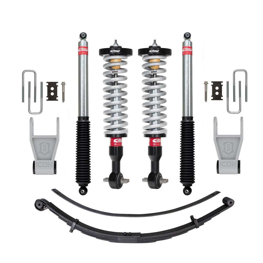 Eibach Stage 2 0-2.2 inch Lift Kit for 2021-on Ford F-150 SuperCrew and Tremor 4WD with adjustable coilovers and sport shocks