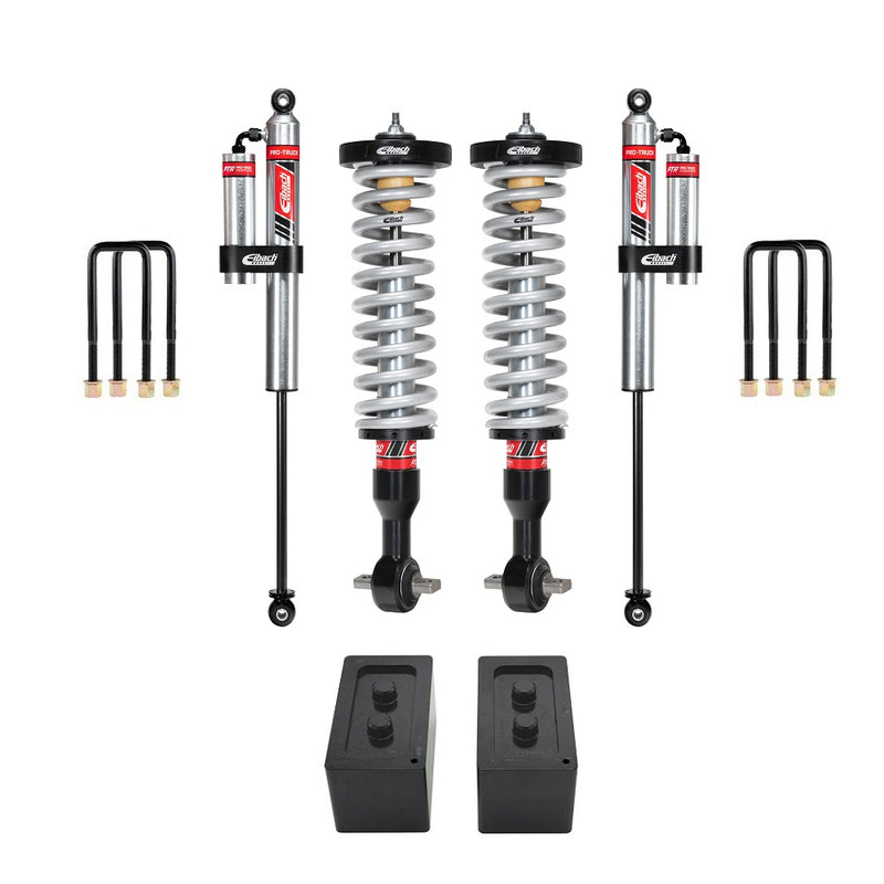 Eibach Stage 2R 0-2.2 inch Lift Kit for F-150 SuperCrew and Tremor 4WD (21-ON) – Excl. CCD Electronic Suspension – Stock (0 lbs) - Rear Block