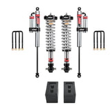 Eibach Stage 2R 0-3.2 inch Lift Kit for F-150 SuperCrew RWD (21-ON) with adjustable coilovers, reservoir shocks, blocks, and hardware components