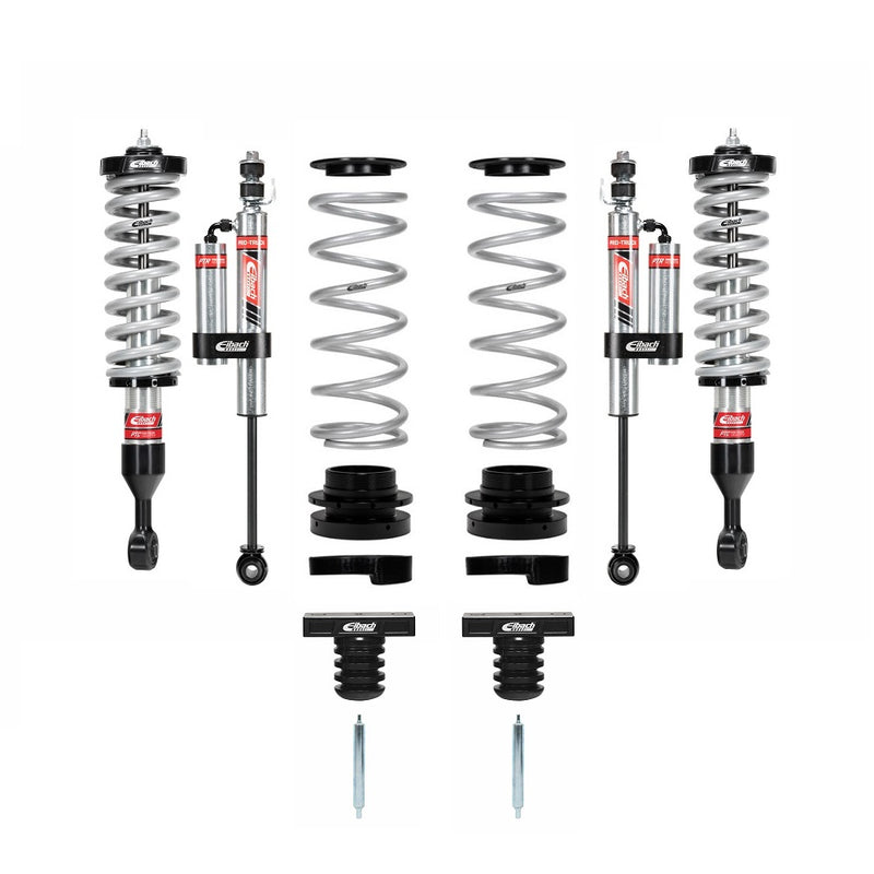 Eibach Stage 2R 0.8-3.7 inch Lift Kit for GX460 (10-23) – Standard (Up to 50 lbs) / Load Leveling System + Bump Stops (0-300lbs)