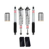 Eibach Stage 1 Plus 2.5 inch Lift Kit for Tacoma (05-15) with Assembled Front Shocks featuring heavy-duty coil springs and hardware