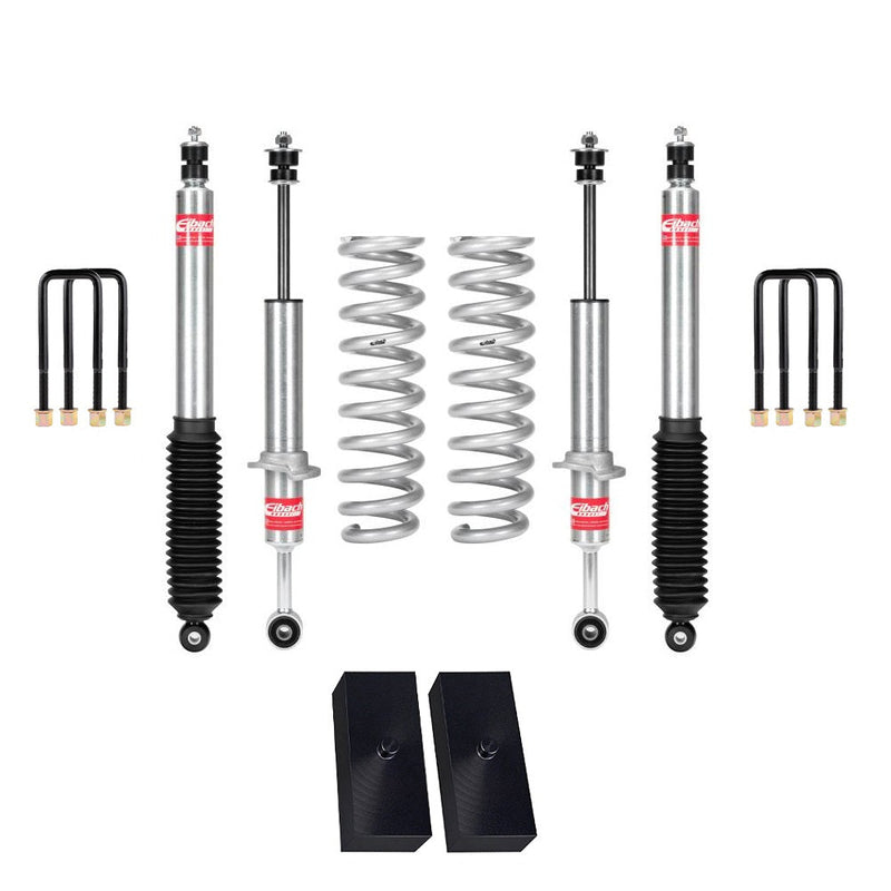 Eibach Stage 1 2 inch Lift Kit for Tacoma (16-23) – Standard (0-90 lbs) / Stock (0 lbs) - Rear Block