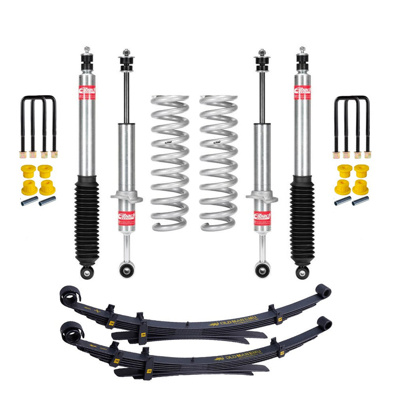 Eibach Stage 1 2 inch Lift Kit for Tacoma (16-23) – Standard (0-90 lbs) / Standard (0-400 lbs) - Leaf Spring