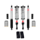 Eibach Stage 2 2.5 inch Lift Kit for Tacoma (05-15) with adjustable coilovers, rear sport shocks, and hardware for off-road suspension