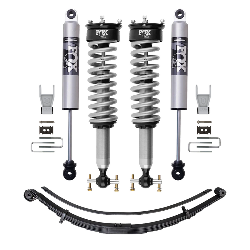 FOX 2.5 Performance 0-2.5 inch Lift Kit for F-150 (21-ON) 4WD – Heavy (660-850 lbs) -  Leaf Spring