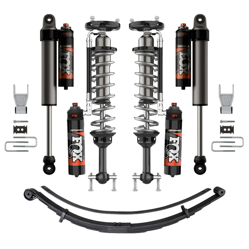 FOX 2.5 Performance Elite 2.5 inch Lift Kit for F-150 (15-20) 4WD - Excl. CCD Electronic Suspension – Heavy (660-850 lbs) -  Leaf Spring