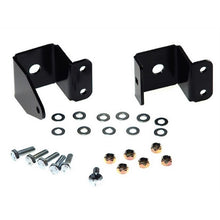 Load image into Gallery viewer, A pair of black mounting brackets for ARB Old Man Emu Detach Sway Bar Ext FK24 suspension with nuts and bolts.