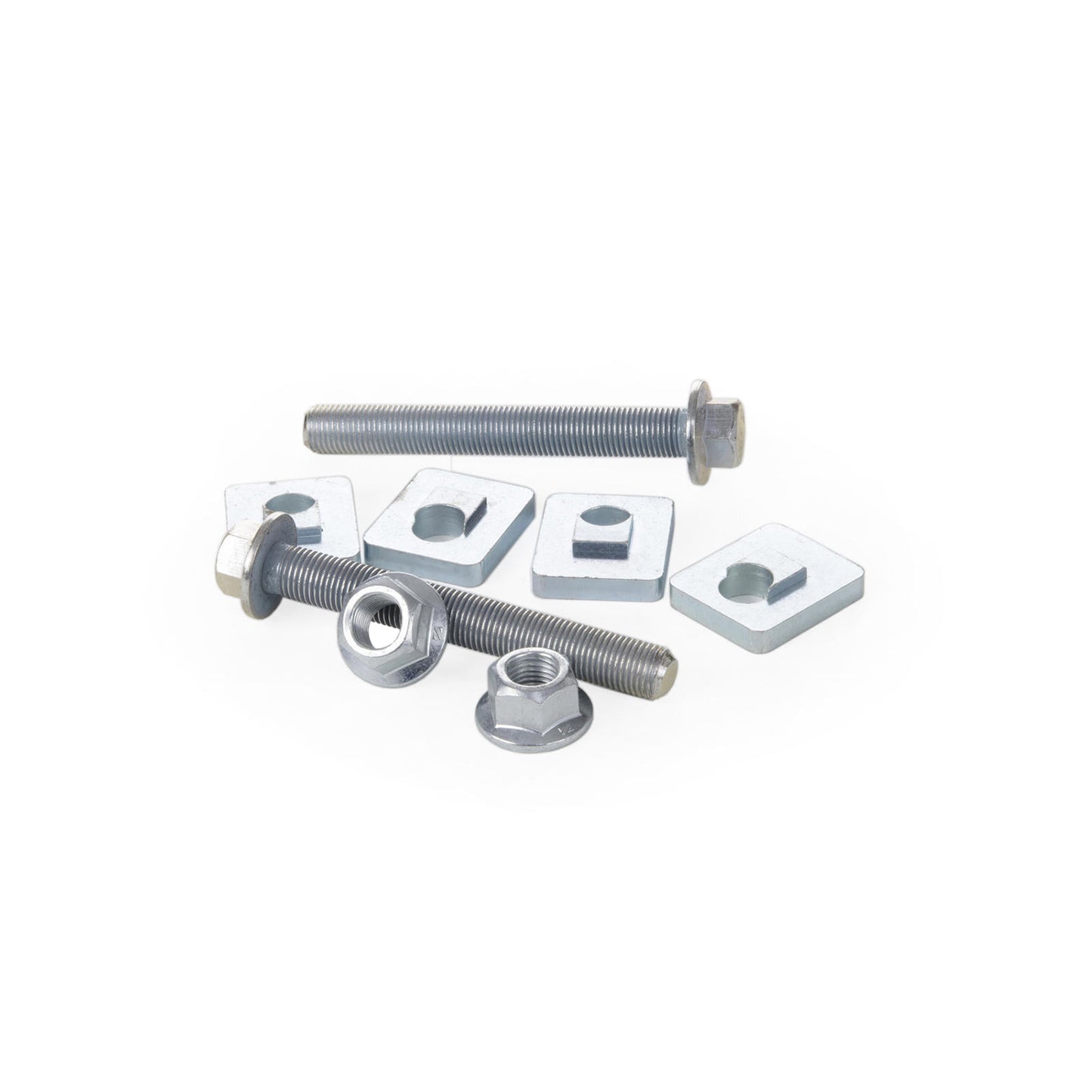 Old Man Emu Caster Correction Kit FK53 heavy-duty steel bolts, nuts, and precision alignment shims for suspension tuning