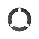 A metal ring on a white background, showcasing an ARB Old Man Emu Trim Packer FK84 suspension system installed in a Nissan NP300.