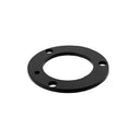An ARB Old Man Emu Packer Strut 5mm FK94 black ring with holes on a white background.