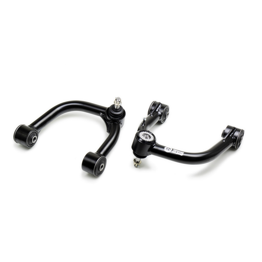 Freedom Off-Road Front Upper Control Arms for Toyota Tacoma 2005-2023 heavy-duty tubular steel suspension components
