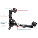 Freedom Off-Road Front Upper Control Arms FO-T705FU for Toyota 4Runner (95-02), Tacoma (96-04) with heavy-duty 1.5" tubing and gussets