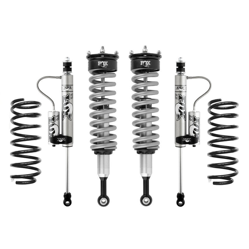 FOX 2.0 Performance 0-2 inch Lift Kit for 4Runner (10-24) – 2.0 Performance IFP w/ Remote Reservoir / Standard (0-200 lbs)