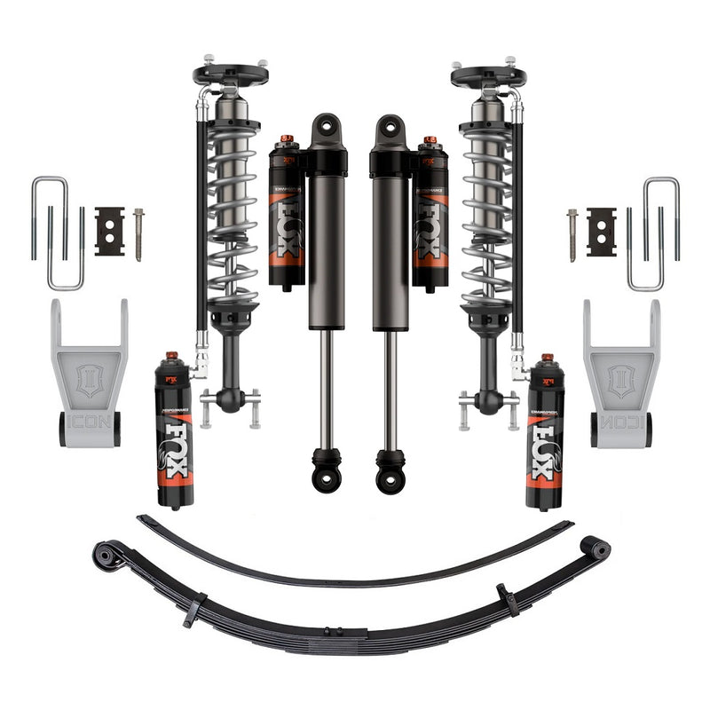 FOX 2.5 Performance Elite 2.5 inch Lift Kit for F-150 4WD (15-20) - Excl. CCD Electronic Suspension – Heavy (660-850 lbs) -  Leaf Spring