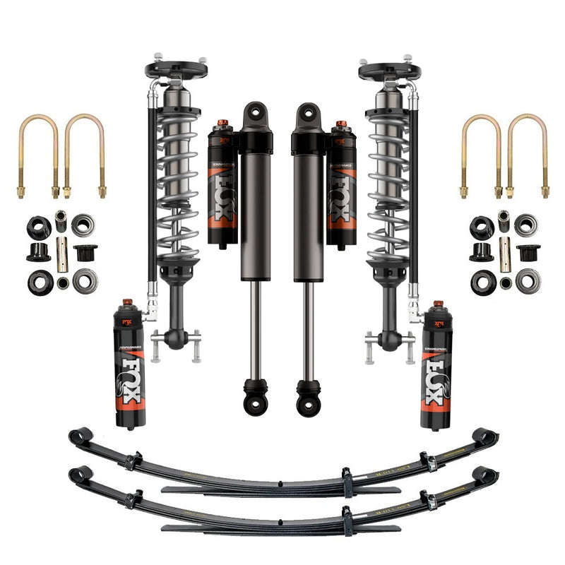 FOX 2.5 Performance Elite 2.5 inch Lift Kit for F-150 4WD (15-20) - Excl. CCD Electronic Suspension – Standard (0-200 lbs) - Leaf Spring