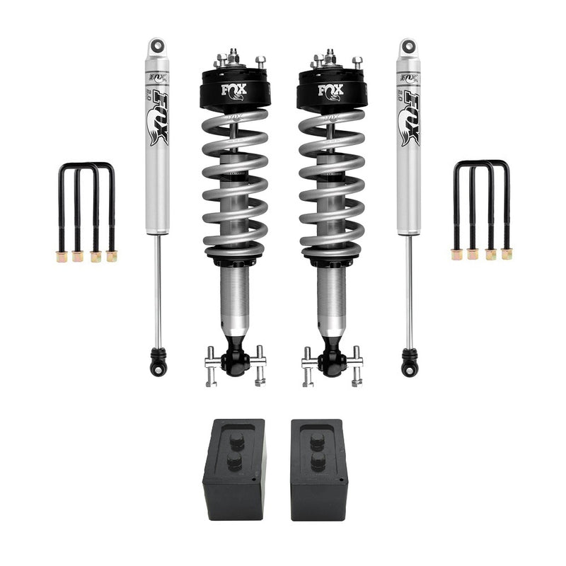 FOX 2.0 Performance 0-2 inch Lift Kit for F-150 4WD (21-ON) – Stock (0 lbs) - Rear Block