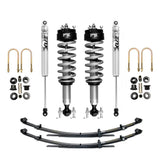 FOX 2.0 Performance 0-2 inch Lift Kit for F-150 4WD (14-20) - Excl. CCD Electronic Suspension with coilovers, shocks, leaf springs, and mounting hardware