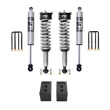FOX 2.5 Performance 0-2.5 inch Lift Kit for F-150 4WD (21-ON) with coilover shocks, blocks, and heavy-duty U-bolts