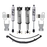 FOX 2.5 Performance 0-2.5 inch Lift Kit for F-150 4WD (15-20) - Excl. CCD Electronic Suspension with coilovers, shocks, leaf springs, and hardware components by Fox