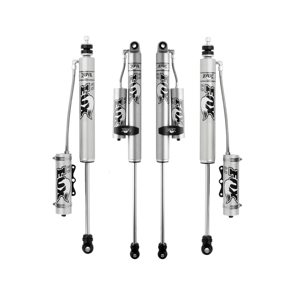 FOX 2.0 Performance 2-5 inch Shocks Set for F-350 (05-16) 4WD, Ford reservoir suspension shocks