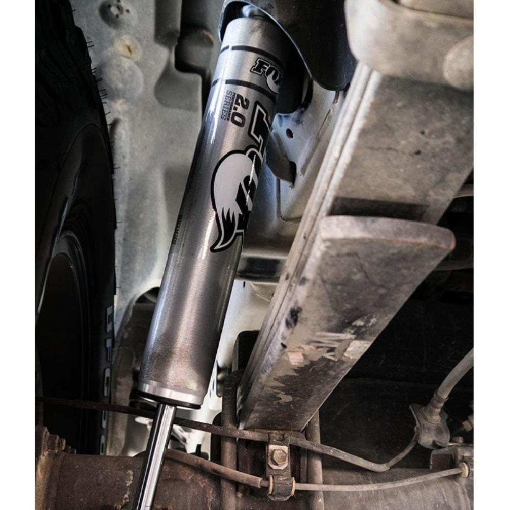 FOX 2.0 Performance 0-2" Leveling Kit for Colorado (15-22) with silver high-performance off-road shock absorber