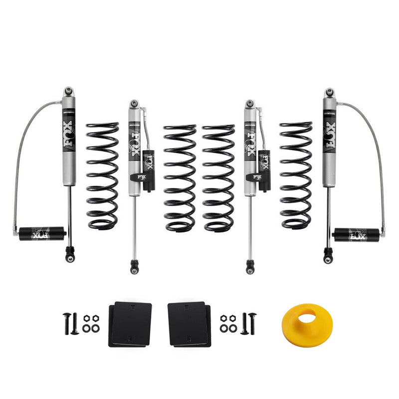 FOX 2.0 Performance 2 inch Lift Kit for Jeep Wrangler JL 2 Door (18-ON) – Standard (Up to 50 lbs) / Standard (0-200 lbs)