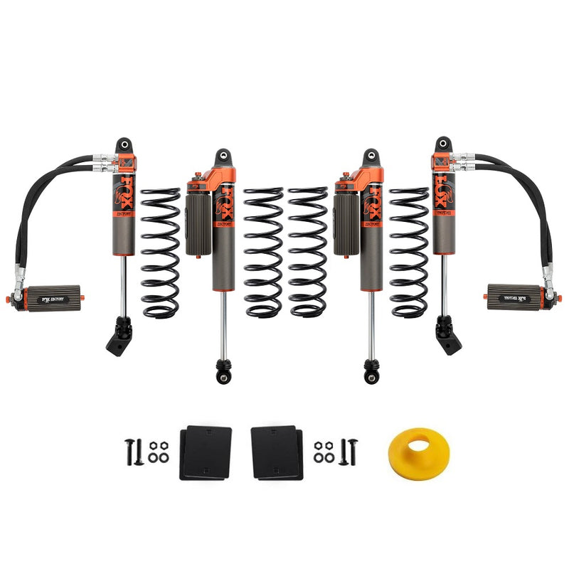 FOX 3.0 Factory Race 2 inch Lift Kit for Jeep Wrangler JL 2 Door (18-ON) – Standard (Up to 50 lbs) / Standard (0-200 lbs)