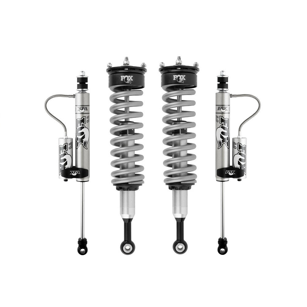 Fox FOX 2.0 Performance 0-2 inch Lift Kit for Tacoma (05-15) with high-performance coilover shocks and heavy-duty springs