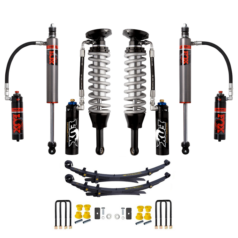 FOX 2.5 Factory Race 2 inch Lift Kit for Tacoma (16-23) – Standard (0-400 lbs) - Leaf Spring