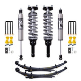 FOX 2.5 Performance 0-2 inch Lift Kit for Tacoma (05-15) with coilover shocks, leaf springs, and suspension hardware by Fox