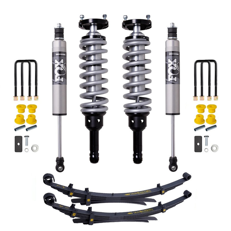 FOX 2.5 Performance 0-2 inch Lift Kit for Tacoma (16-23) – Standard (0-400 lbs) - Leaf Spring