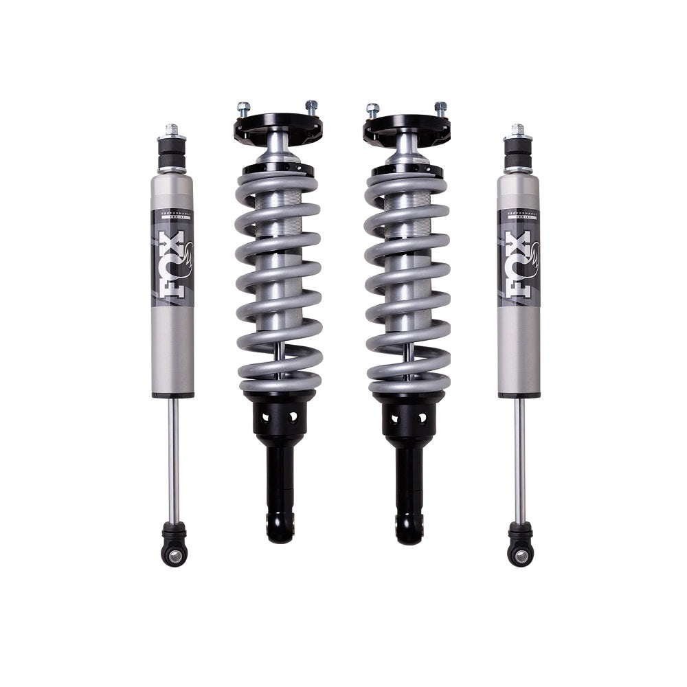 Fox FOX 2.5 Performance 0-2 inch Leveling Kit for Tacoma (05-15) with heavy-duty coilover shocks and springs