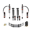 FOX 2.5 Performance 2-3" Lift Kit for Tundra (07-21) with heavy-duty coilover shocks, remote reservoirs, and leaf springs suspension components