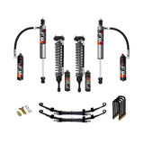 FOX 2.5 Performance 2-3" Lift Kit for Tundra (07-21) with heavy-duty coilover shocks, remote reservoirs, and leaf springs suspension components