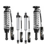 FOX 2.5 Factory Race 0-2" Leveling Kit for Tundra (07-21) with high-performance remote reservoir shocks and coilovers