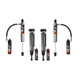 FOX 2.5 Performance 0-2" Leveling Kit for Tundra (07-21) with heavy-duty coilover shocks and remote reservoirs