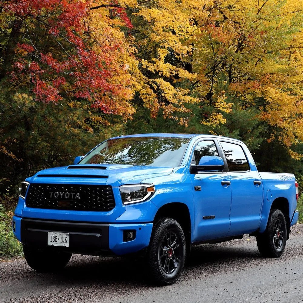 FOX 2.5 Factory Race 0-2" Leveling Kit for Tundra (07-21) installed on lifted 2021 Toyota Tundra with off-road suspension