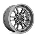 Fuel 1PC D789 Clash - 17X9 01mm - Gun Metal wheel with multi-spoke design for off-road and 4x4 vehicles.