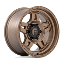 Fuel 1PC D800 Oxide - 18X9 01mm Matte Bronze off-road wheel with aggressive multi-spoke design for 4x4 trucks