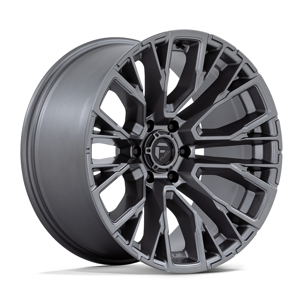 Fuel 1PC D848 Rebar - 17X9 -12mm - Matte Gunmetal