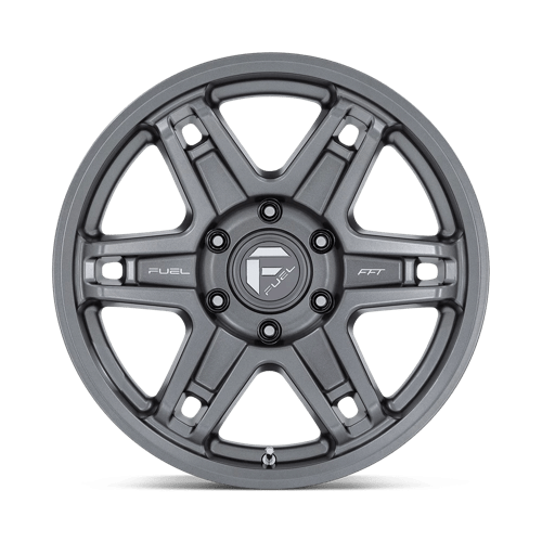 Fuel 1PC D838 Slayer - 20X9 1mm - Matte Gunmetal