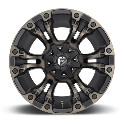 Fuel 1PC D569 Vapor - 18X9 -12mm - Matte Black Double Dark Tint