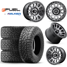 Load image into Gallery viewer, 17x9&quot; +01 MM OffSet Fuel Wheels &amp; Tires Package for Tacoma 2nd &amp; 3rd Gen