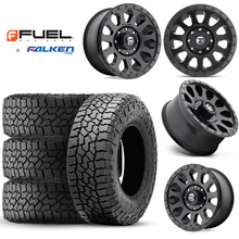 Load image into Gallery viewer, 17x9&quot; +01 MM OffSet Fuel Wheels &amp; Tires Package for Tacoma 2nd &amp; 3rd Gen