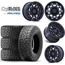 Load image into Gallery viewer, 17x8.5&quot; +0 OffSet Black Rhino Wheels &amp; Tires Package for Tacoma 2nd &amp; 3rd Gen - Fitment Guarantee