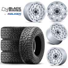 Load image into Gallery viewer, 17x8.5&quot; +0 OffSet Black Rhino Wheels &amp; Tires Package for Tacoma 2nd &amp; 3rd Gen - Fitment Guarantee